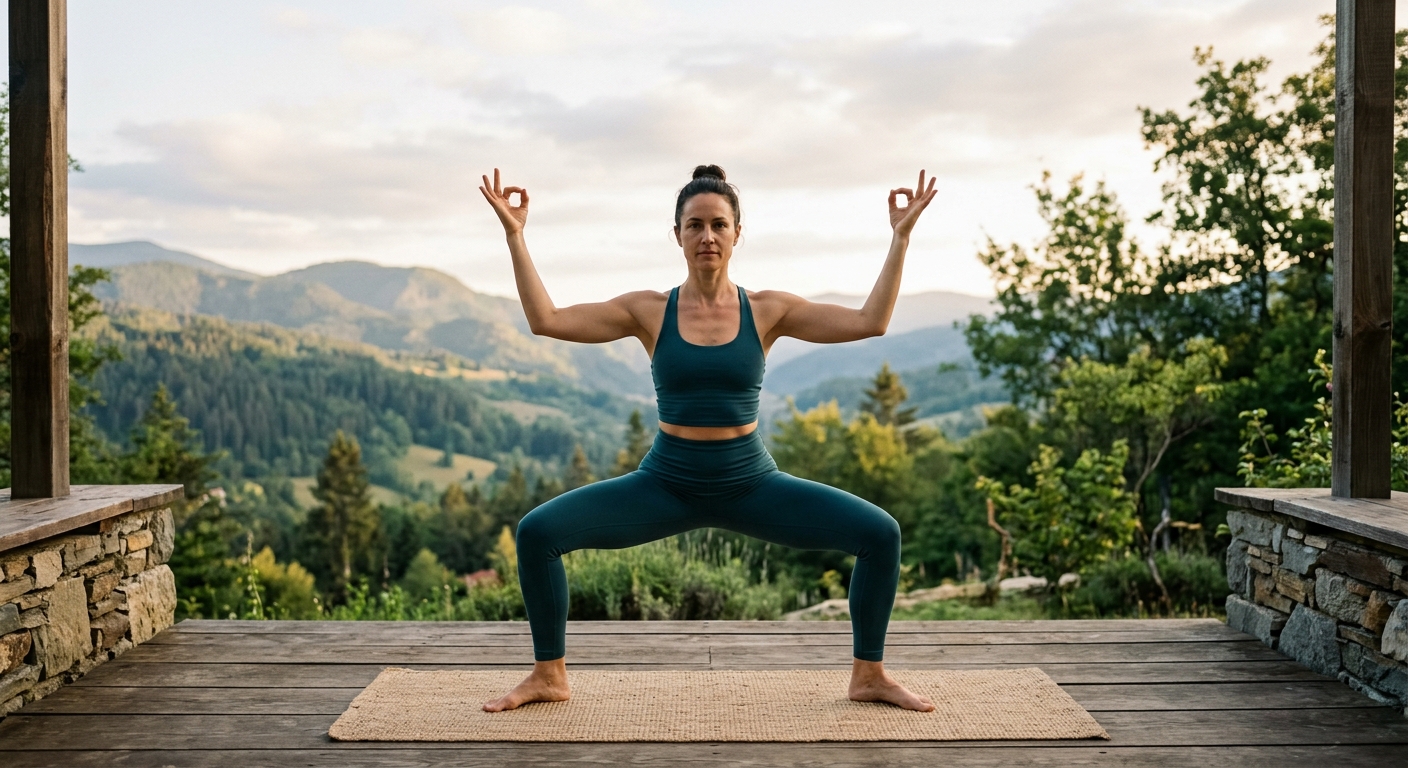 Yoga poza Konj (Utkata Konasana): Pronađite unutarnju snagu i stabilnost uz Utkata Konasanu