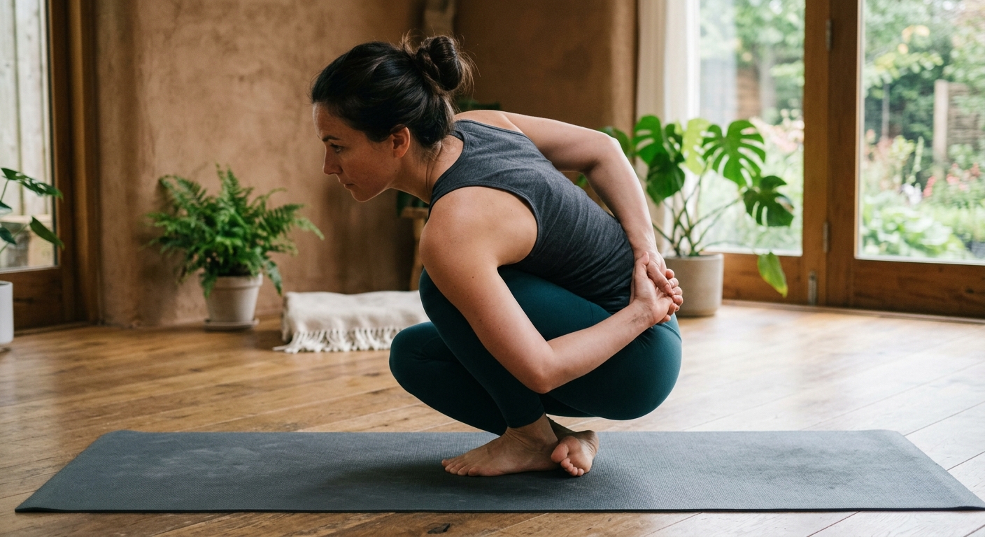 Pashaasana (Poza Omče): Vodič kroz tehniku, prednosti i varijacije 5 Pashaasana (Poza Omče): Vodič kroz tehniku, prednosti i varijacije