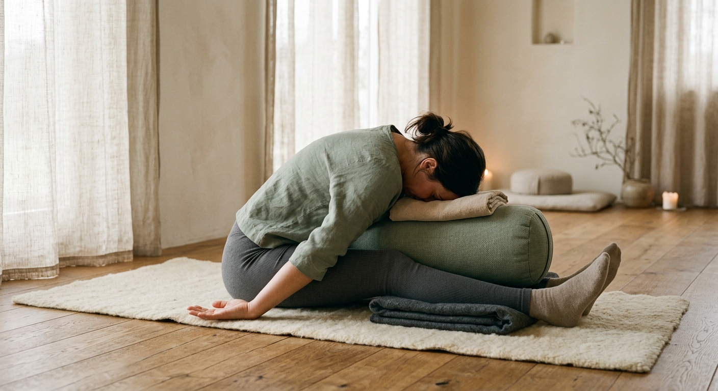 Yoga poza Gusjenica (Paschimottanasana): Put do dubokog mira i potpune fleksibilnosti kralježnice